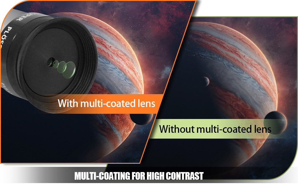 10mm Plossl Eyepiece 1.25" 4-Element Design