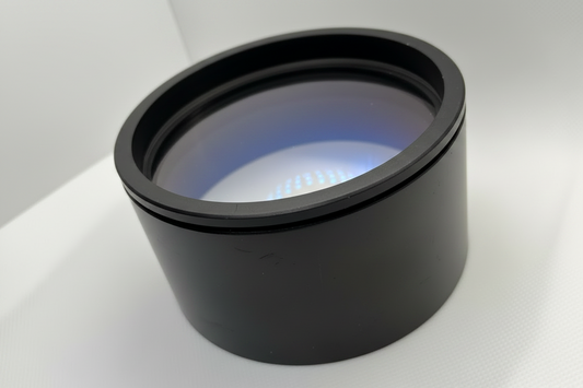 Azure Spy 100mm Achromatic Doublet Lens for Telescope, 700mm Focal Length, Air-Spaced AR Coated Optics, Precision Black Anodized Aluminum Cell with Threaded Mount