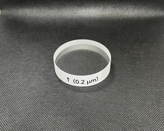 Optical Flat, 60mm Diameter, 15mm Thickness, 0.1,0.2 Micrometer Flatness, with Wooden Storage Case