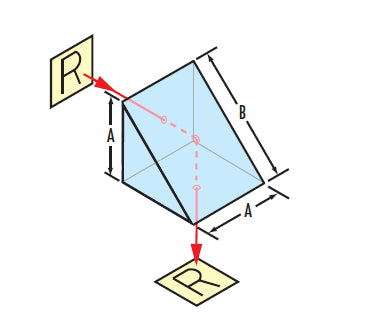 Optical Glass BK7 Right Angle Prism, Precision optical Components