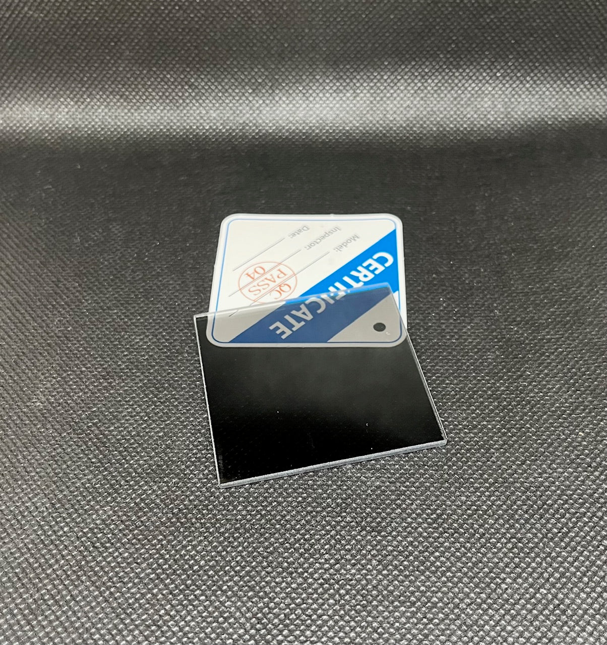 Azure Spy Optical Glass Plate Beam Splitter, 50:50 Transmission/Reflection, 50mm x 50mm, Thickness 2mm