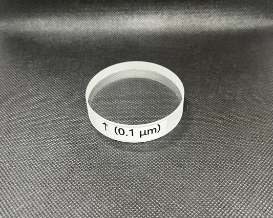 Optical Flat, 60mm Diameter, 15mm Thickness, 0.1,0.2 Micrometer Flatness, with Wooden Storage Case